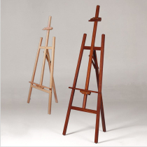 Coffee shop commercial welcome shelf poster stand original wood color blackboard bracket KT board restaurant advertising promotion display rack