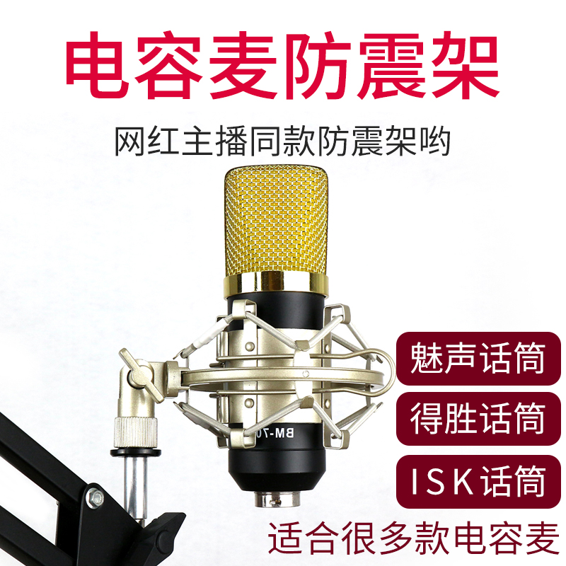 Condenser Microphone Metal Shock Mount Bm700 800 5000 Shock Mount Microphone Universal Cantilever Bracket Accessories