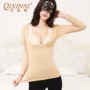 Qi Xinni corset cơ thể phụ nữ bó sát cơ thể định hình dạ dày đồ lót ấm dày cộng với quần áo nhung ML1205 - Siêu mỏng áo bó nam