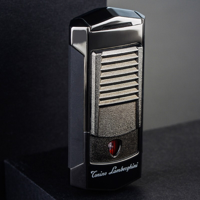 Lamborghini lighter goes straight to the windproof three-fire head blue flame TTR009 high-end cigar lighter men's gift