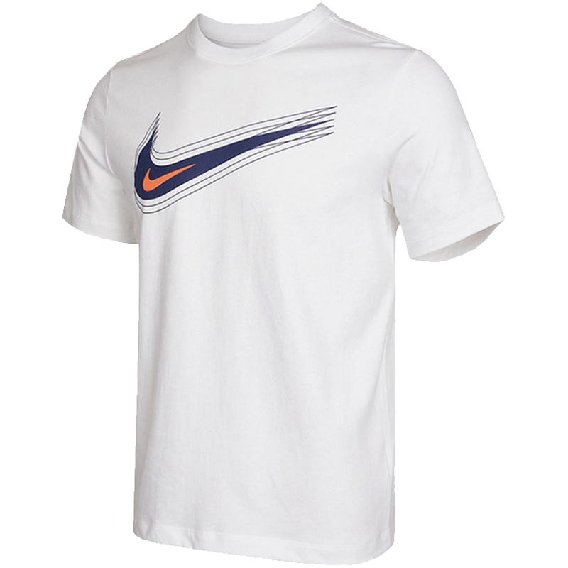 Nike耐克男子2022夏季大LOGO透气圆领运动短袖T恤DB6471-100