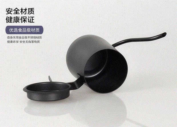 Treo tai nồi cà phê tay đấm nồi inox mini 304 rất tốt miệng nồi hộ gia đình dài miệng nhỏ giọt lọc nồi dụng cụ cà phê bình đựng cà phê mang đi