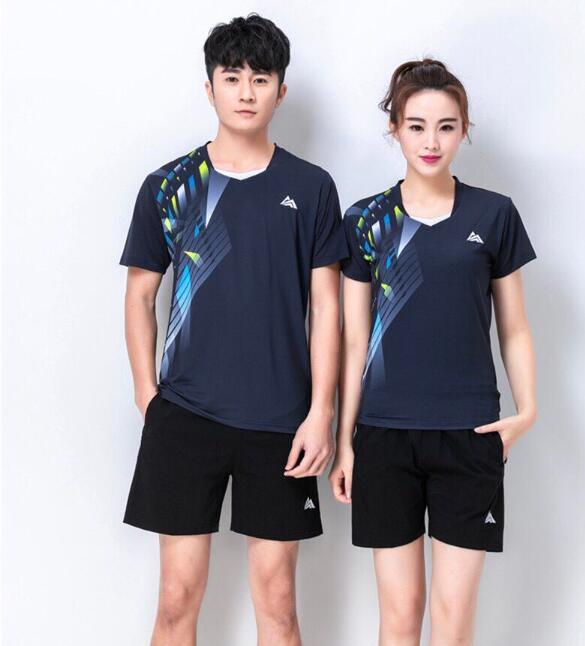 Summer New Table Tennis Clothes for Men and Women Dry Dry Badminton Short Sleeve Sports Training Clothes