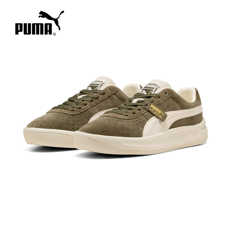 Puma Men's and Women's Tennis-Style Breathable Perforated Thick-Soled Sneakers Gv Special 398508