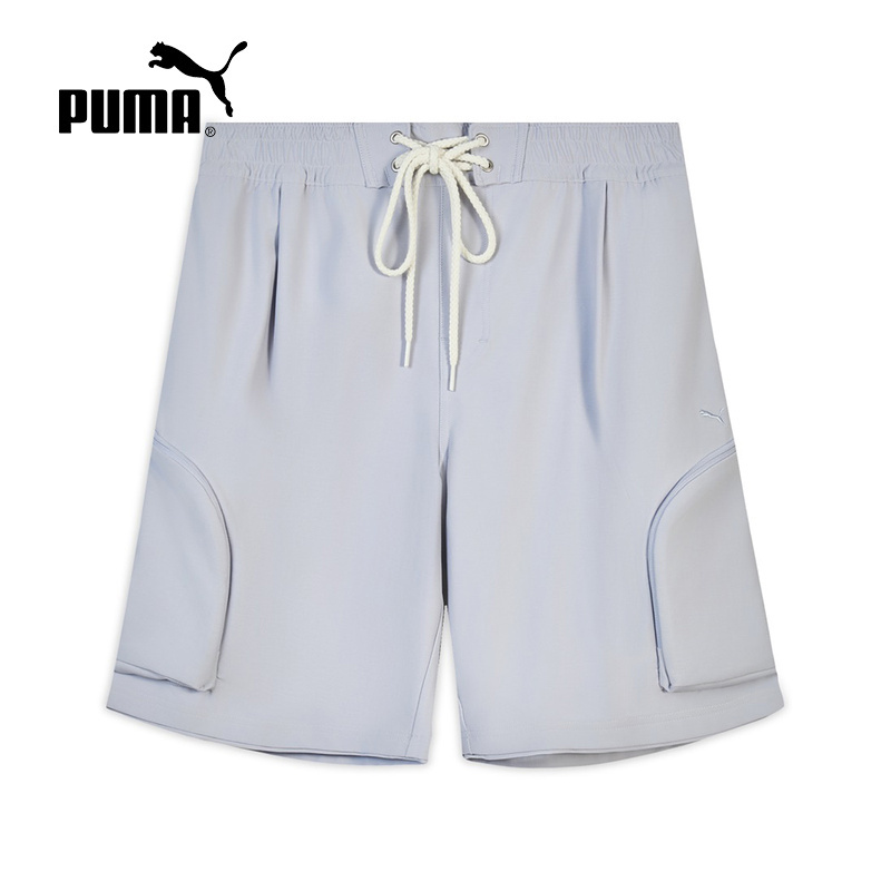 Puma Summer Shorts for Men and Women, Loose Retro Comfortable Sports Pants, Knitted Casual Shorts 636252-82