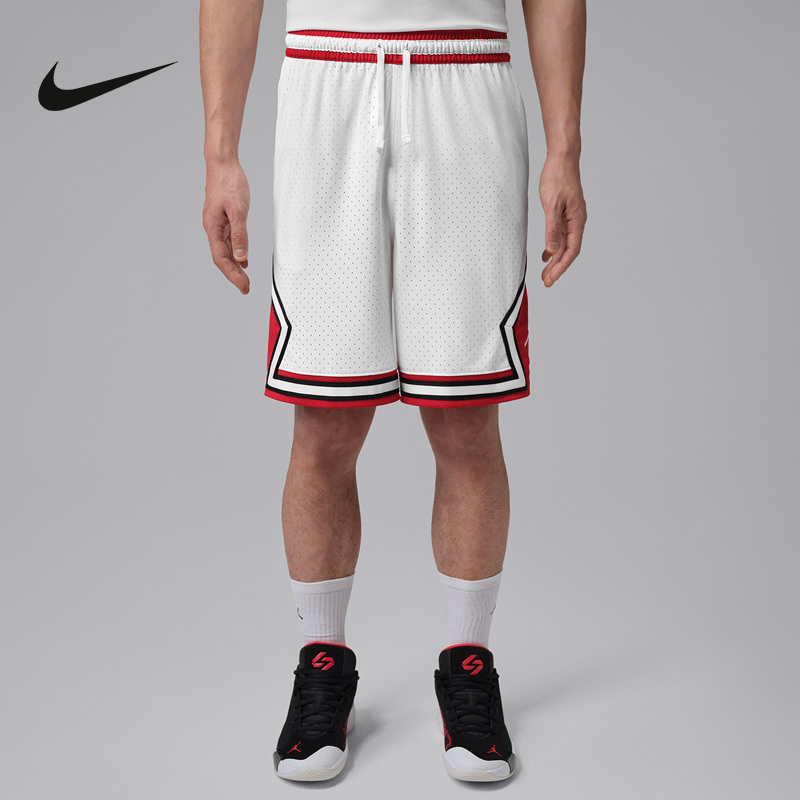 Jordan Nike Men's Shorts Summer Mesh Quick-Drying Breathable Loose Basketball Sports Shorts If5833-100