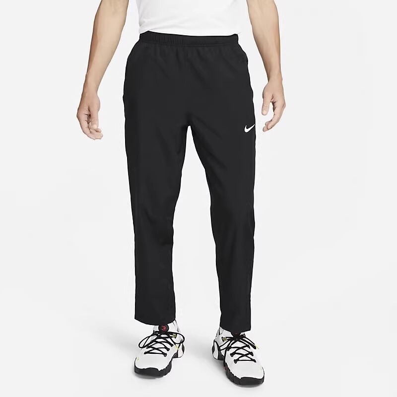Nike Summer New Men's Casual Black Loose Straight Sports Pants Breathable Fb7491-010 Nike Summer New Men's Casual Black Loose Straight Sports Pants Breathable Fb7491-010