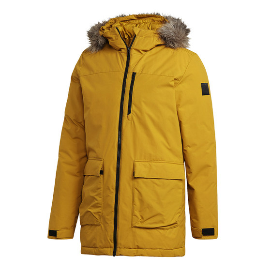 아디다스 아디다스 코튼 남성 겨울 긴 운동복 야외 방풍 따뜻한 코튼 재킷 GK3551