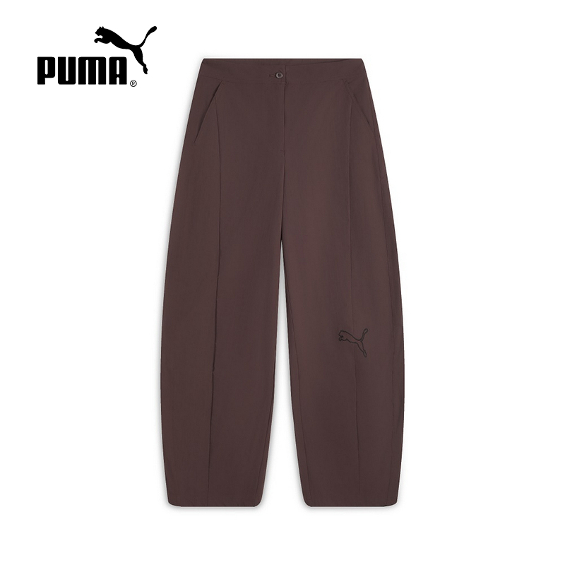 Puma Summer New American Retro Loose Fit Curved Hem Pants Banana Pants Sports Woven Trousers 639723-13 Puma Summer New American Retro Loose Fit Curved Hem Pants Banana Pants Sports Woven Trousers 639723-13