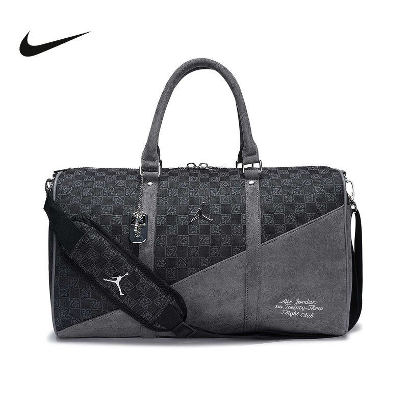 Jordan Nike's New Autumn Style Patchwork Embroidered Retro Adjustable Shoulder Strap Storage Luggage Bag Iz8155-010