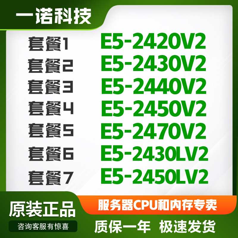 E5-2420 2430 2440 2450 2470 2430L 2450L V2 1356-Pin Cpu