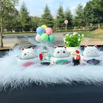 Car accessories accessories car creative lucky cat personality car decoration men and women center console decoration supplies