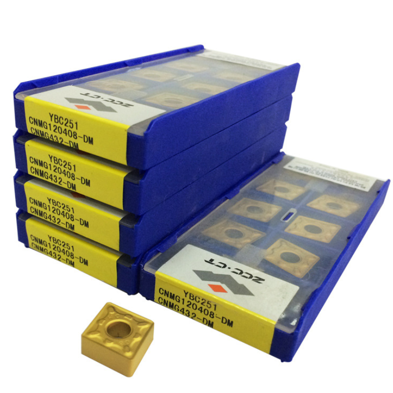Zhuzhou CNC outer circle turning tool CNMG120404 08 12-DM YBC251 252 steel special car blade