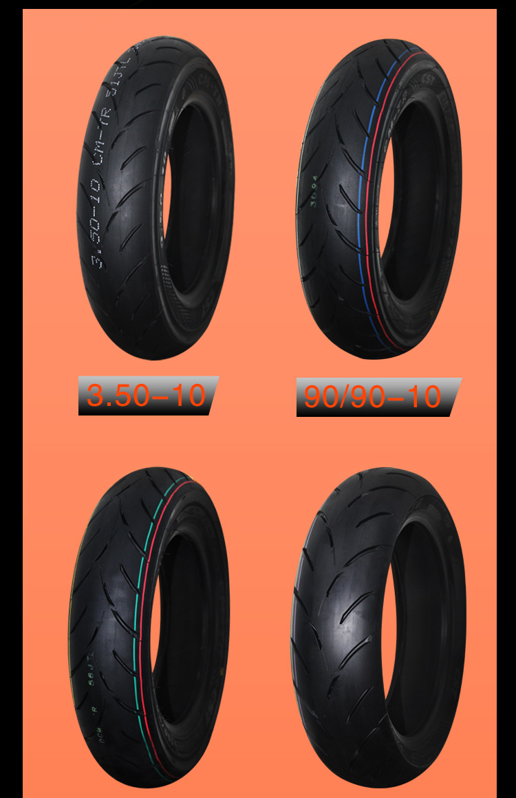 正 新 3.5-90 / 100-90-10 110/120 / 130-70-12 lốp xe máy bán nóng chảy - Lốp xe máy lốp xe máy không săm