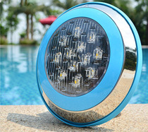 Swimming pool wall lamp 24v underwater lamp led 12v underwater lamp waterproof colorful stainless steel wall outdoor pool lamp