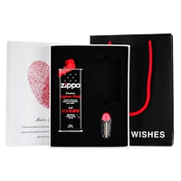 Подарочная коробка отпечатков отпечатков пальцев+бумажный пакет+маленькое масло+огненное блюдо