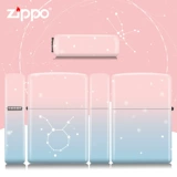 zippo Оригинальная зажигалка, знаки зодиака, градиент, официальный продукт, популярно в интернете