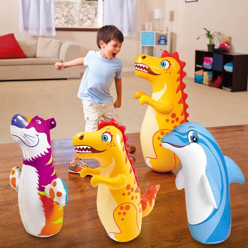 Inflatable tumbler less than Weng Cartoon Inflatable Cartoon Toy Children Student Animal