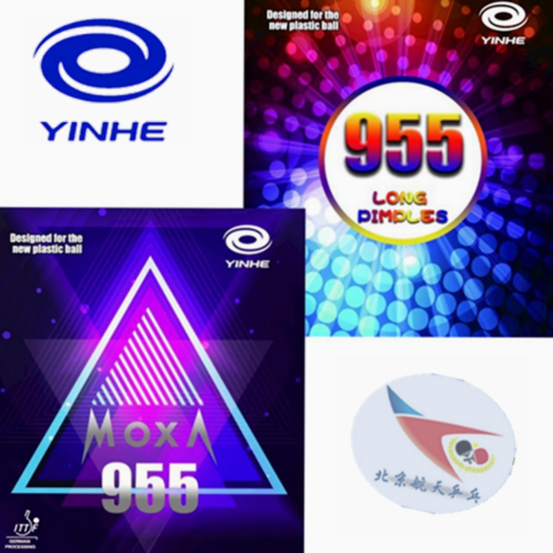 Galaxy 955 colorful table tennis magic cured long rubber offensive table tennis racket medium particle single rubber