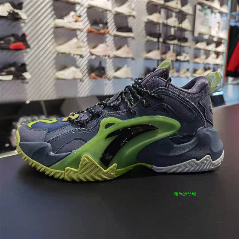 Anta basketball shoes 2021 spring new UFO-airspace third generation anti-skid wear-resistant shock-absorbing shoes 112111806