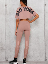  Alo Yoga official website MOTO motorcycle yoga pants ins star goddess with the same high waist trousers
