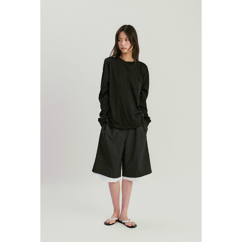 37.5 ™ Technology Japanese Imported High-Tech Volcanic Sand Constant Temperature Heavyweight Pocket Long-Sleeve T-Shirt 37.5 ™ Technology Japanese Imported High-Tech Volcanic Sand Constant Temperature Heavyweight Pocket Long-Sleeve T-Shirt