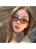 Ultra-Light Oval Photochromic Myopia Glasses for Women, Can Be Worn with or Without Makeup, Korean Retro Style, Trendy Non-Prescription Glasses