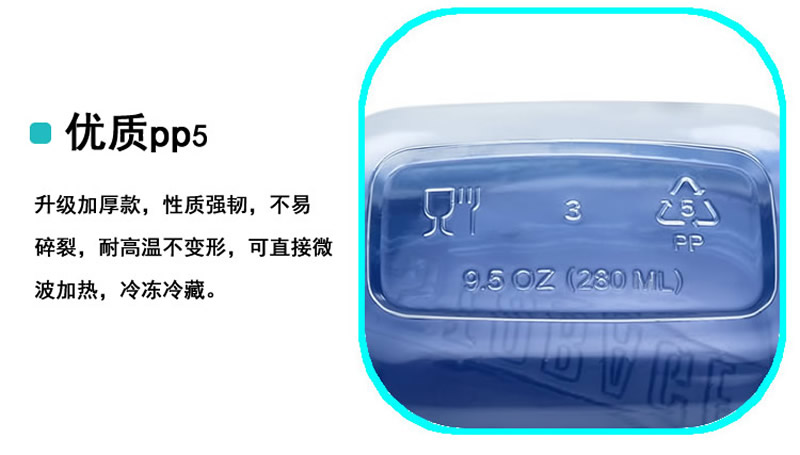 Dày hộp ăn trưa dùng một lần hộp ăn trưa hình chữ nhật thức ăn nhanh ăn trưa gói takeaway hộp lưu trữ hộp 750 / 1000ml - Hộp cơm điện sưởi ấm hộp cơm xiaomi