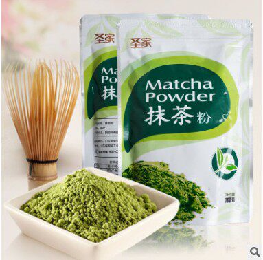 Shengjia matcha powder green tea powder nougat snowflake cake bread raw material original 100g