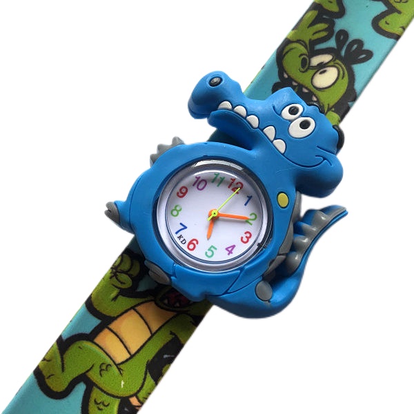 2022 New Dinosaur Cartoon Pattern Watch Strap Slap Watch Tyrannosaurus Jelly Watch Slap Ring Student Children's Watch 2022 New Dinosaur Cartoon Pattern Watch Strap Slap Watch Tyrannosaurus Jelly Watch Slap Ring Student Children's Watch