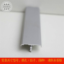(Retail purchase) Equilateral aluminum alloy edge strips for kitchen cabinet door panels. E-type edge strips can be used for corner protection.