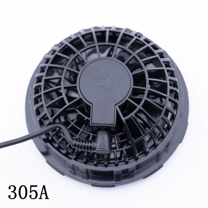 Quạt điều hòa làm mát quần áo Ổ cắm lỗ vuông 5VUSB sạc kho báu bánh răng điều chỉnh làm mát phòng chống say nắng với phụ kiện quần áo quạt quạt áo điều hoà