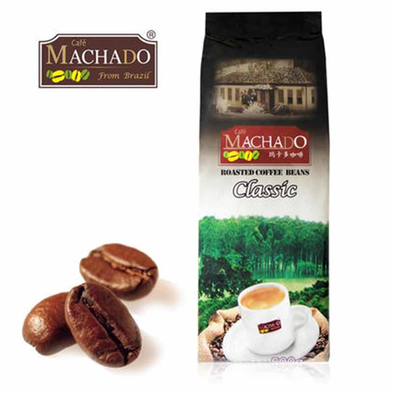 Singapore original Machado Machado Classic coffee bean Flavor Pure black Coffee 500g