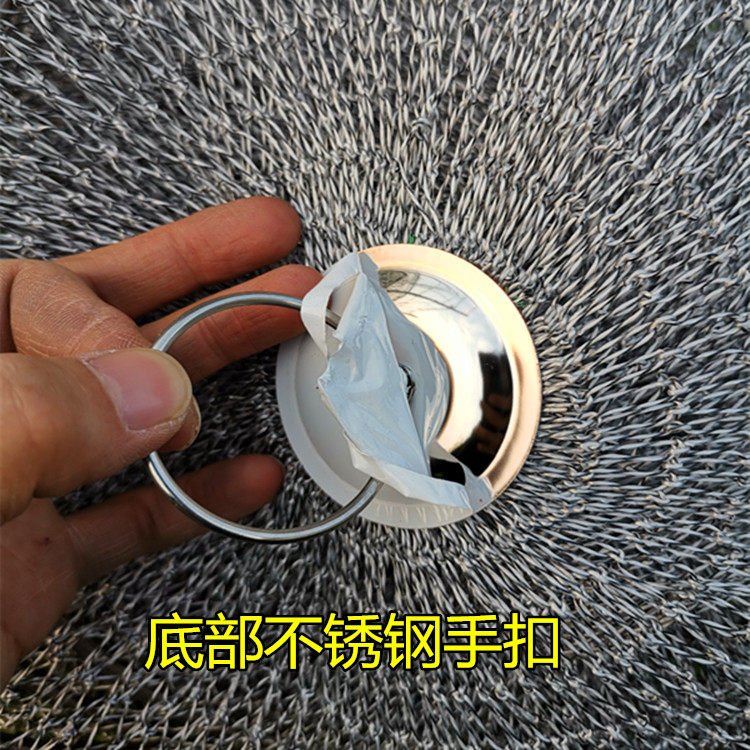 Специальное предложение черный яма рыба уход строка сумка энергично лошадь ракетка Линия ткать Защита быстросохнущие нержавеющей стали сеть для ловли рыбы сети карман Fishing world 