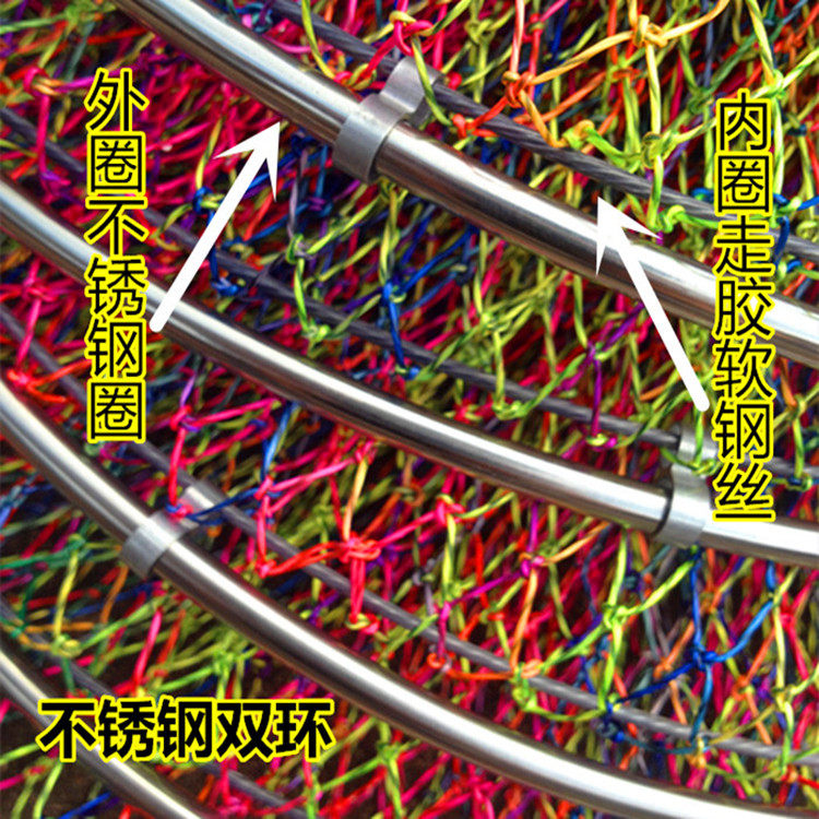 Специальное предложение черный яма рыба уход строка сумка энергично лошадь ракетка Линия ткать Защита быстросохнущие нержавеющей стали сеть для ловли рыбы сети карман Fishing world 