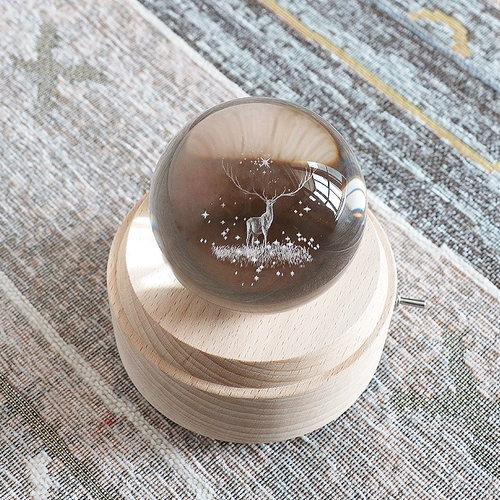 Крутящаяся музыкальная шкатулка, подарок на день рождения