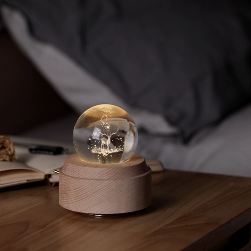 Крутящаяся музыкальная шкатулка, подарок на день рождения