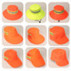 Sanitation Worker Hat Spring and Summer Sunshade Large Brim Hat Cleaning Garden Highway Property Reflective Mesh Hat Can Be Printed