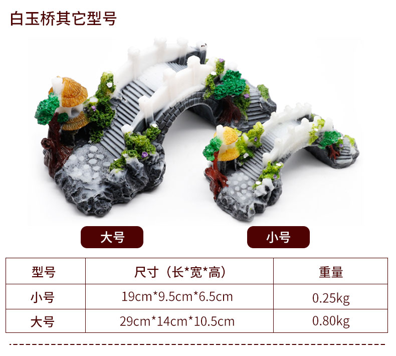 Hồ cá cảnh đá trang trí cá nhỏ nhà né mô phỏng hồ cá tự nhiên nhỏ trang trí cầu đá gói đá - Trang trí nội thất phụ kiện trang trí phòng ngủ