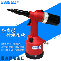 SWEED automatic pneumatic rivet nut gun M3-M12 rivet cap gun Hydraulic riveter 9900 rivet gun