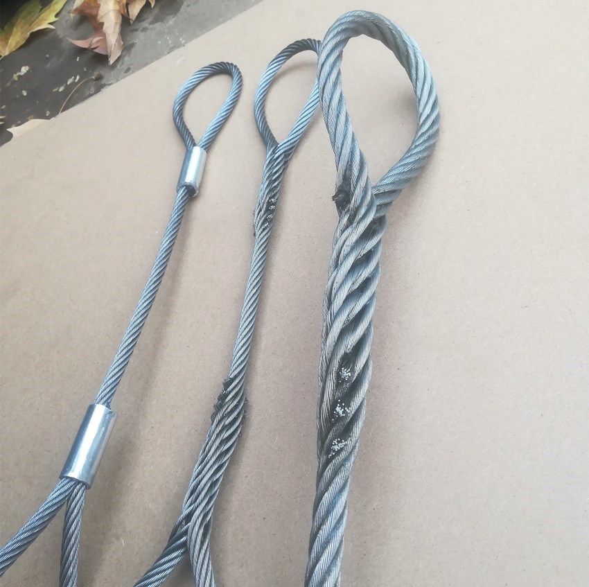 Chèn và ép dây cáp treo 8 mm * 1m - Dụng cụ thủy lực / nâng ròng rọc 3 chân	