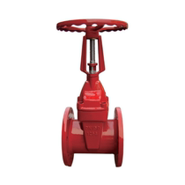 Watts Watts 3C ductile iron fire rising pole soft seal gate valve ZSZF4-Q-XXX-16-M DN50-DN250