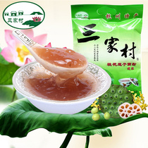 san jia cun West Lake lotus root starch 400g specialty of Hangzhou sweet-scented osmanthus lotus root powder mixture handmade breakfast meal replacement powder added