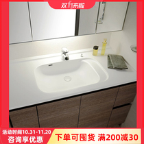 Japan imported Yoshimoto DA artificial marble integrated countertop bathroom basin washbasin single hole double hole