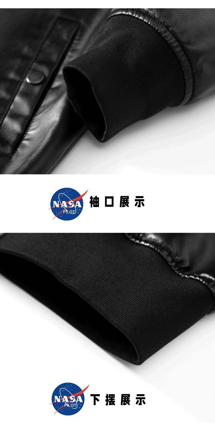 Показать Wo костюм wassup allow印第安人刺绣男士皮衣秋冬季大码pu皮棒球领情侣夹克 18892903830