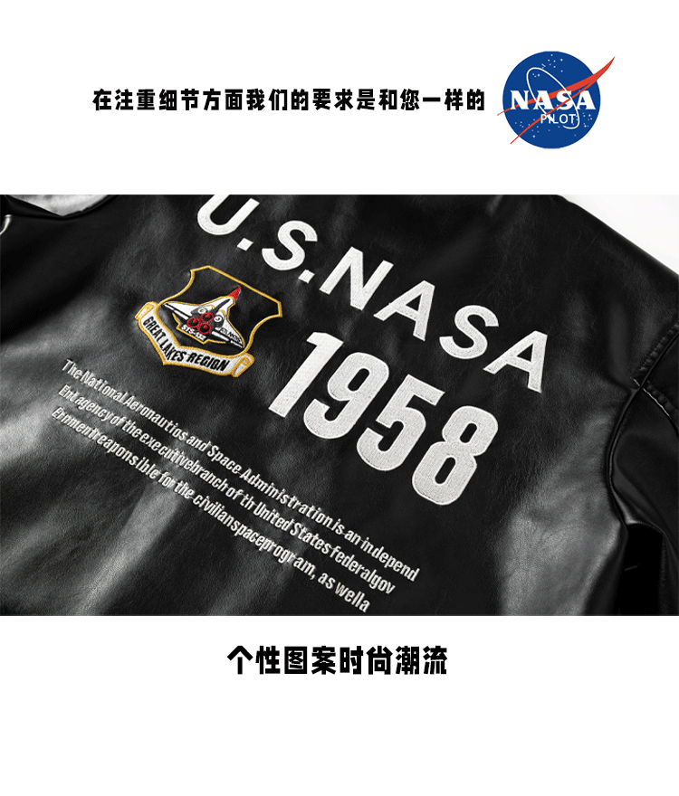 Показать Wo костюм wassup allow印第安人刺绣男士皮衣秋冬季大码pu皮棒球领情侣夹克 18892903830