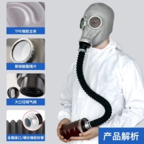 Puda gas mask military full face mask filter type self-priming dust-proof spray paint spray pesticide anti-ammonia dust biochemical