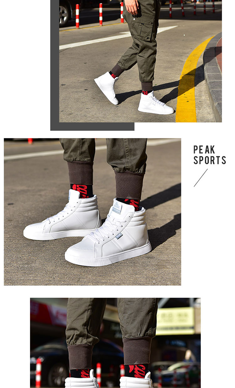 Giày nam đế cao giày cao gót thông thường 2019 hè mới nhỏ giày trắng giày da skate sneakers - Dép / giày thường giày the thao nam hàng hiệu