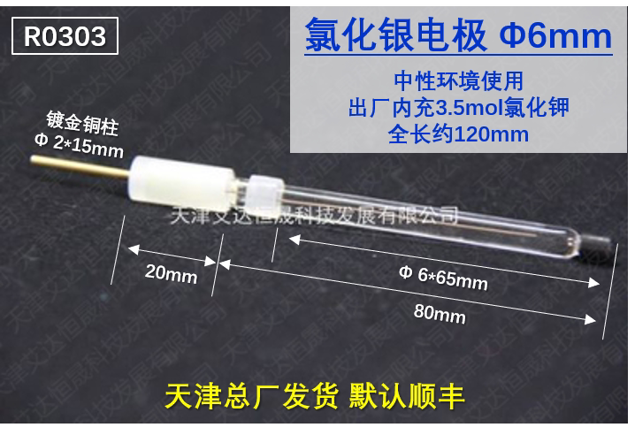 T 天津艾达恒晟 氯化银R0303/R0302 饱和氯化银R0305 原厂发货