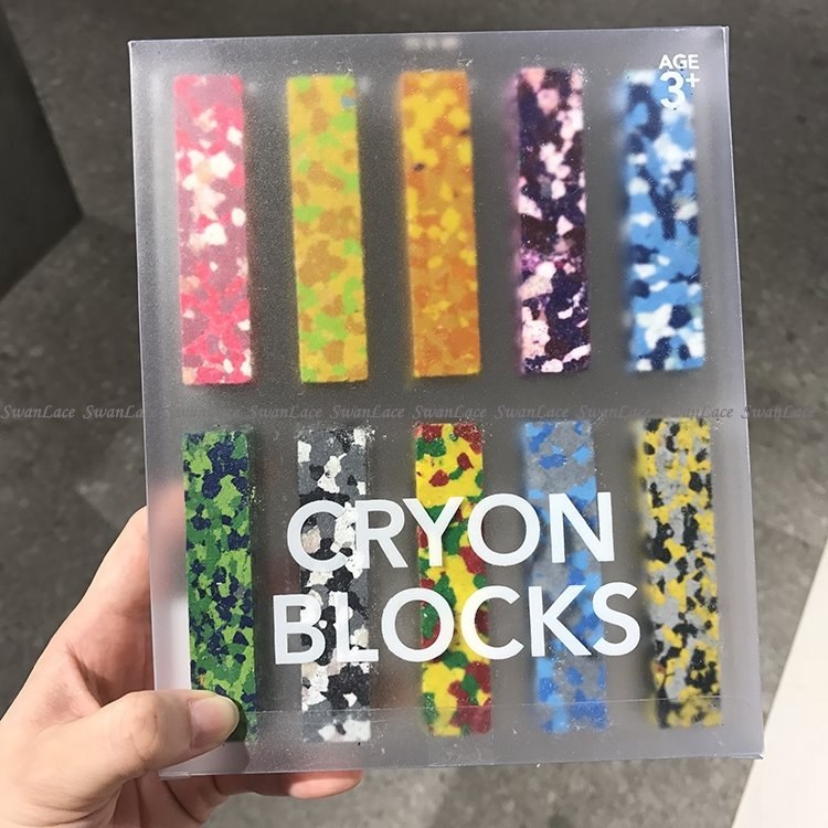 Colorful color crayon Monet children's toys small painter Monai impression mixed children's toy color mixing brush wax